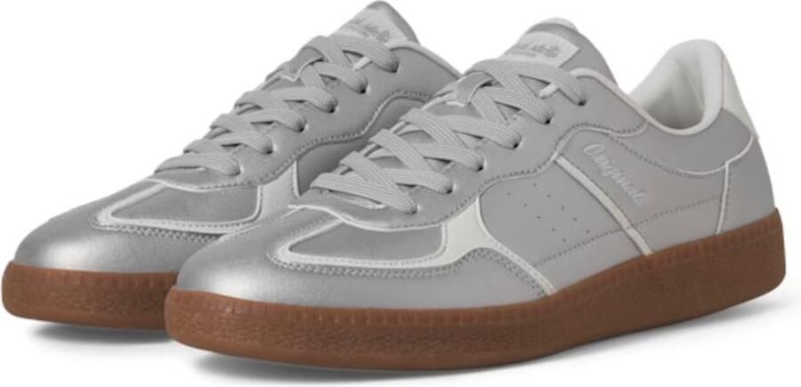 JACK & JONES Sneakers laag 'JFWMORGEN' sepia zilver wit - Foto 4