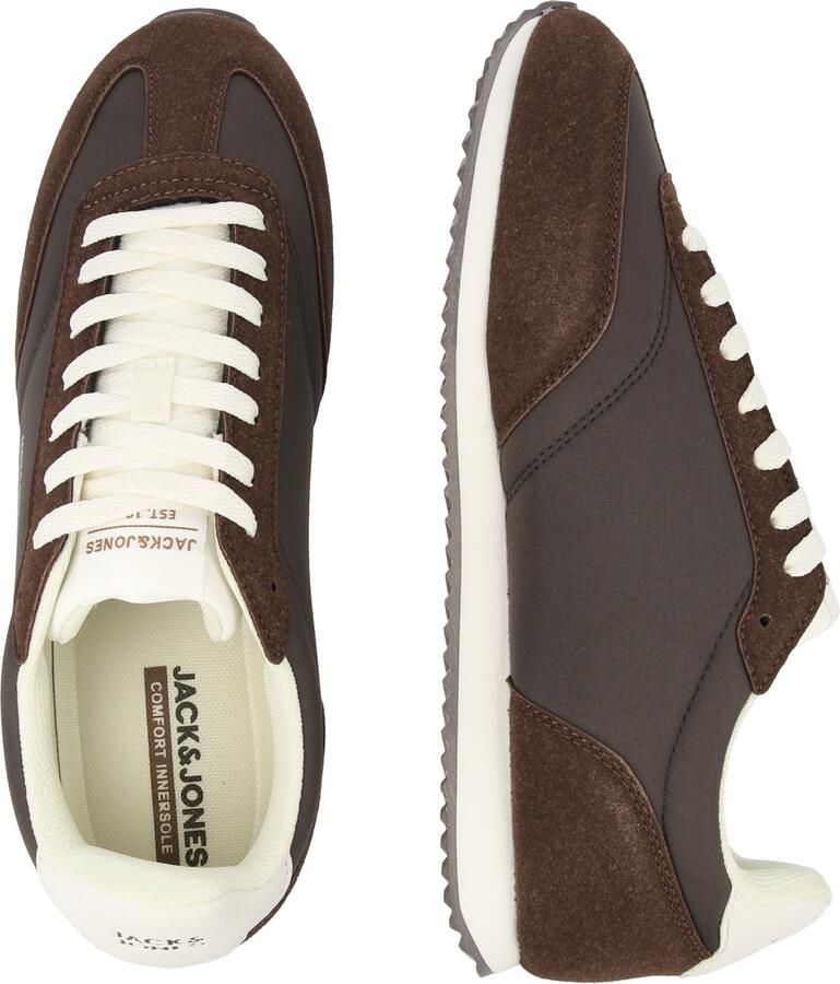 JACK & JONES Sneakers laag 'JFWRETRO RUNNER' bruin wit - Foto 2
