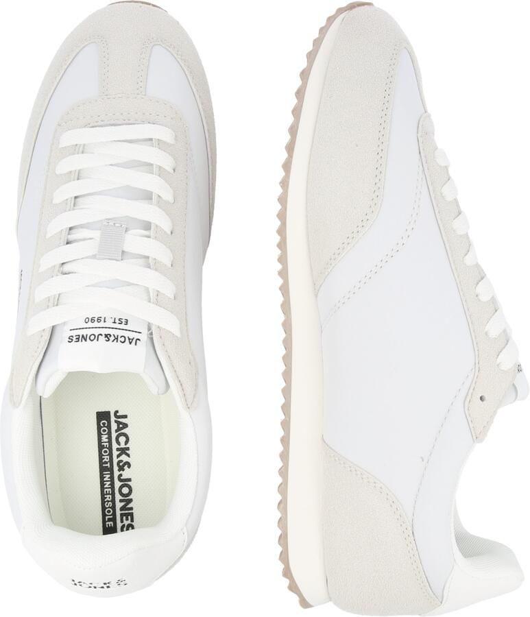 JACK & JONES Sneakers laag 'JFWRETRO RUNNER' zwart wit wolwit - Foto 2