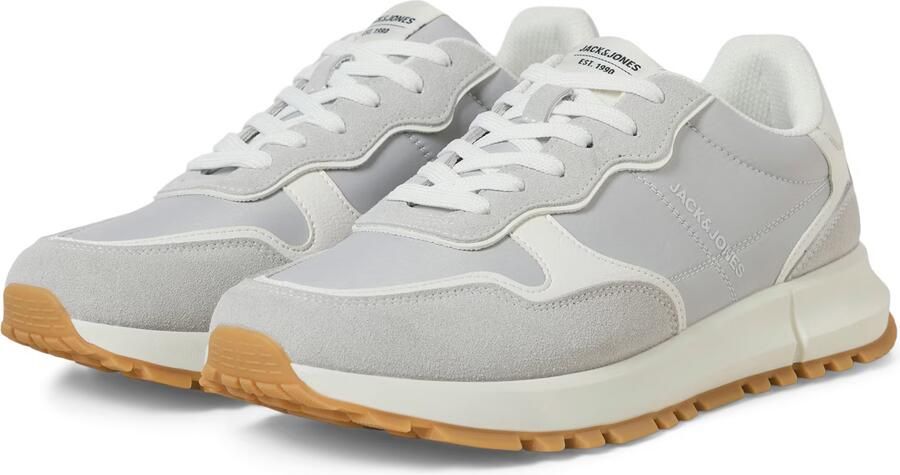 JACK & JONES Sneakers laag 'JFWRomano' lichtgrijs wit - Foto 2