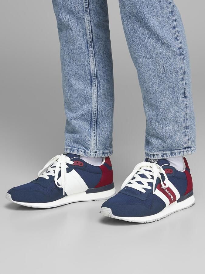 JACK & JONES JACK&JONES FOOTWEAR JFWSTELLAR MESH MAJOLICA BLUE NOOS Heren Sneakers - Foto 4