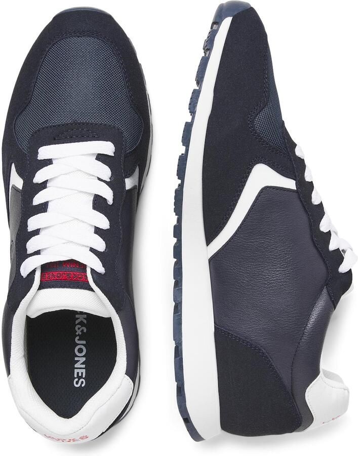 JACK & JONES Sneakers laag 'Tane' navy donkerblauw rood wit - Foto 3