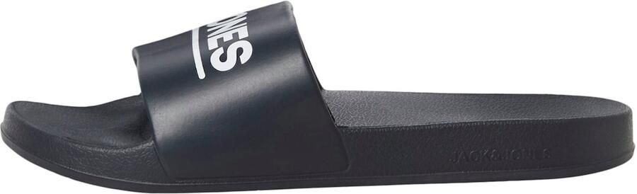 JACK & JONES JFWOLLIE SLIDER Logo Badslipper Antraciet - Foto 3