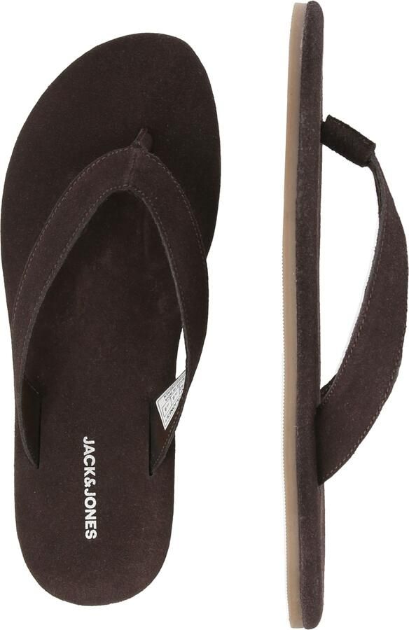 JACK & JONES Teenslippers donkerbruin - Foto 2