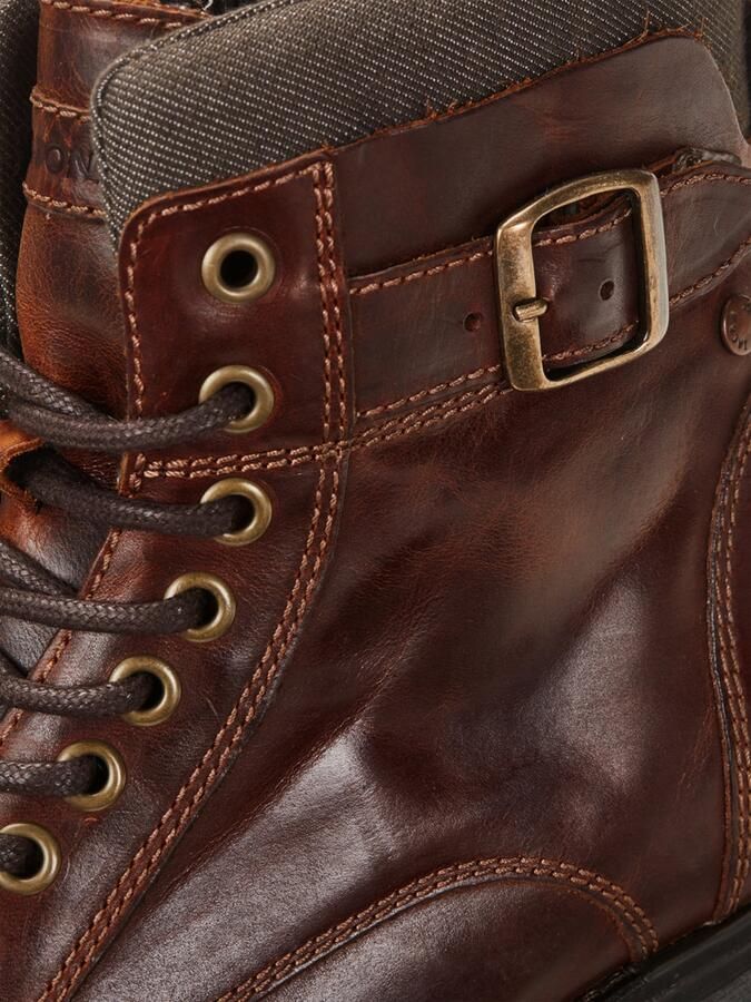 JACK & JONES Bottine Jfw Albany Leather Noos voor heren Bruin 40 42