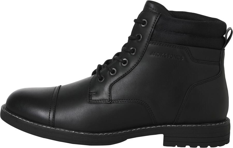 JACK & JONES Veterboots 'JFWDINNINGTON' zwart