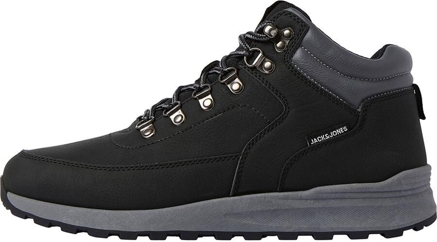 JACK & JONES Veterboots 'JFWEATON' grijs antraciet