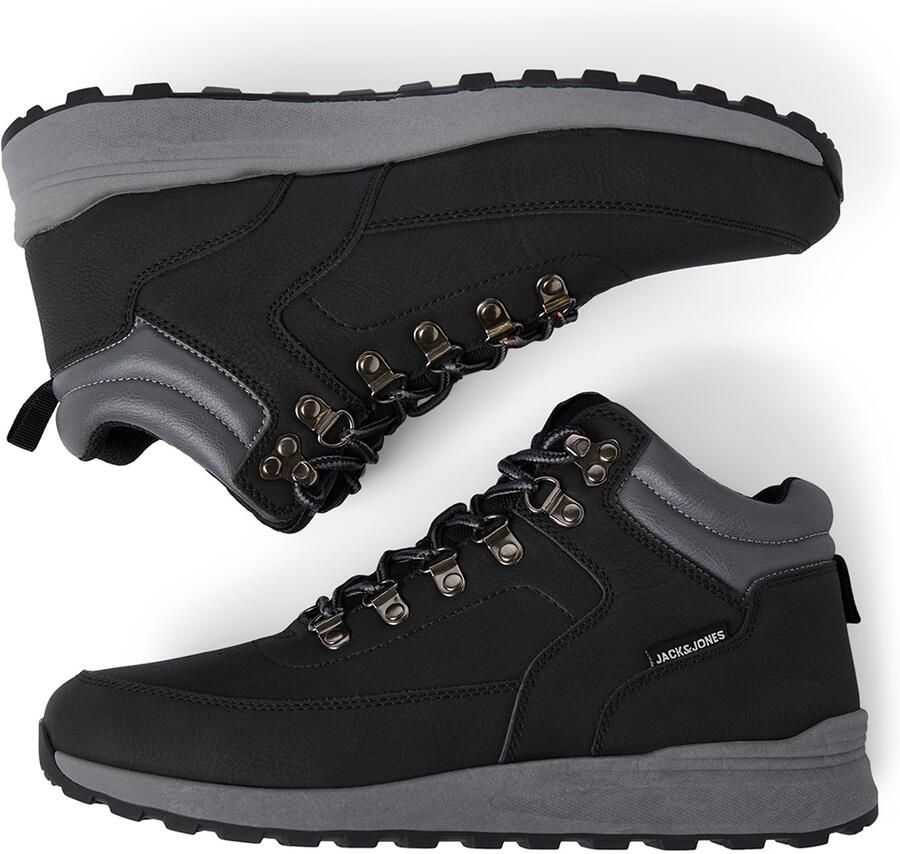 JACK & JONES Veterboots 'JFWEATON' grijs antraciet - Foto 2