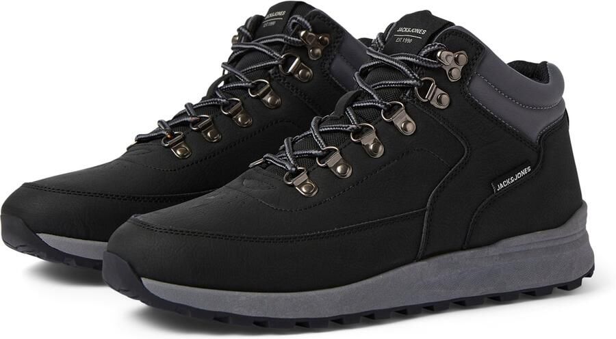 JACK & JONES Veterboots 'JFWEATON' grijs antraciet - Foto 4