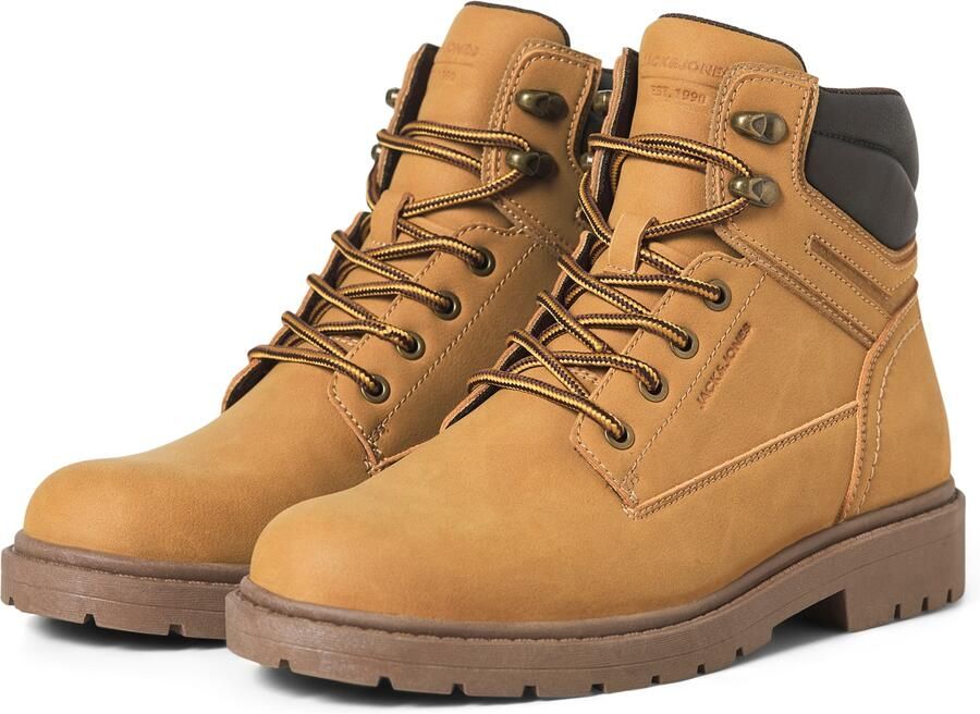JACK & JONES Veterboots 'JFWMARSH' oranje - Foto 4