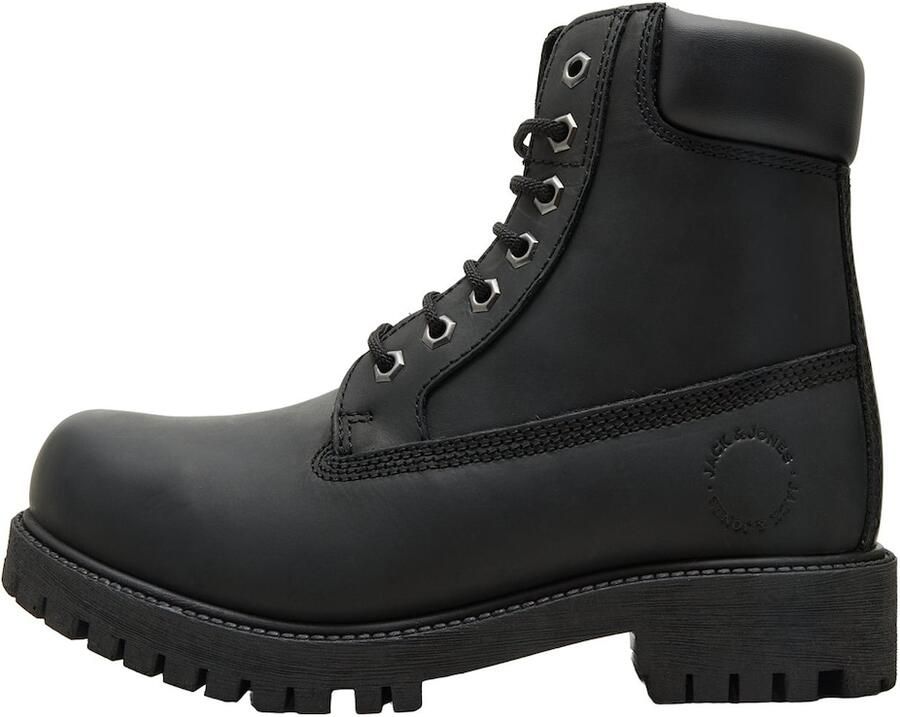 JACK & JONES Veterboots 'JFWMONTANA' antraciet