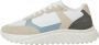 JACK & JONES Jfwaspire Pu Runner Noos sneakers wit beige blauw - Thumbnail 2