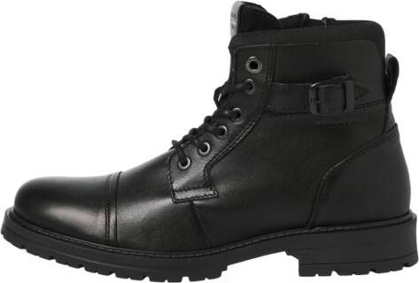 Jack & jones Leren boots met doornsluiting model 'DEXTER'