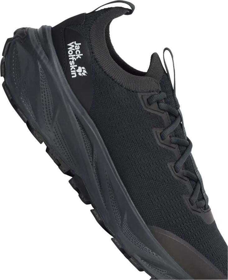 Jack Wolfskin PS Trail Knit Low Multisportschoenen zwart - Foto 4