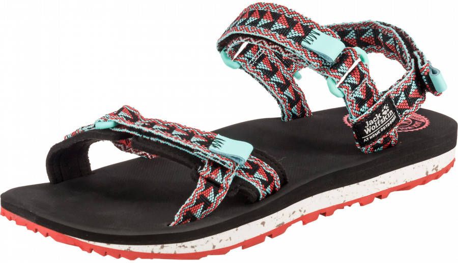 Jack Wolfskin Outfresh Sandal Women Duurzame trekkingsandaal Dames 40.5 zwart black aquamarine - Foto 2