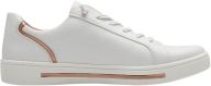 Jana Dames Sneaker 23660-152 Wit Rosegoud Wijdte H