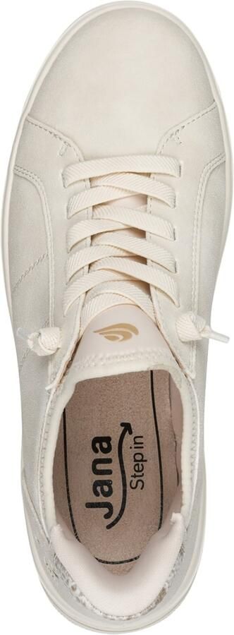 JANA Sportieve veterschoen 'Tamaris Schnür-Sneaker' beige - Foto 3