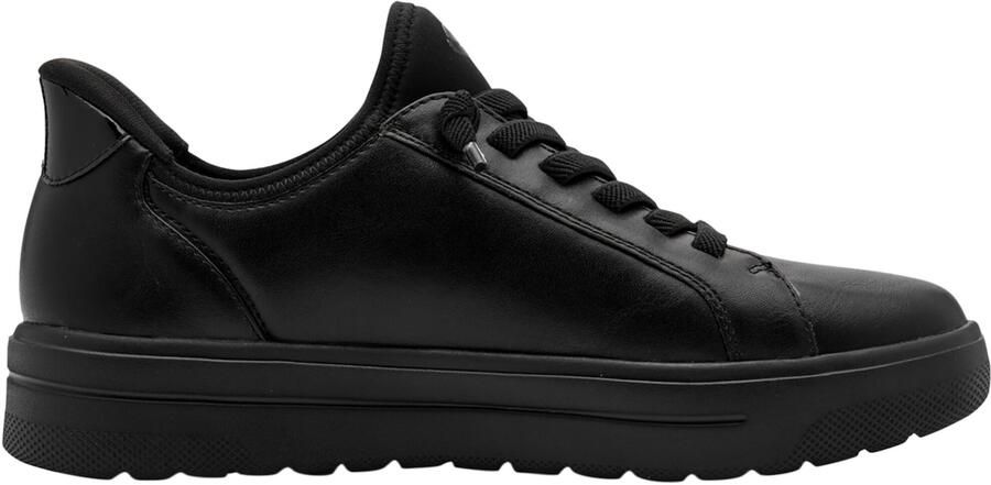JANA Sportieve veterschoen 'Tamaris Schnür-Sneaker' zwart