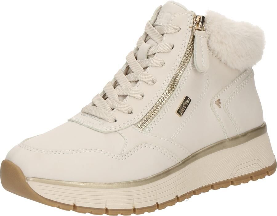 Jana Dames Veterboot 26268-411 Lichtbeige Wijdte H - Foto 3