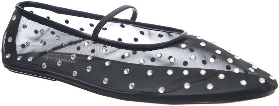 Jeffrey Campbell Ballerina met riempjes 'SWANLAKE-J Black Combo' zwart - Foto 4