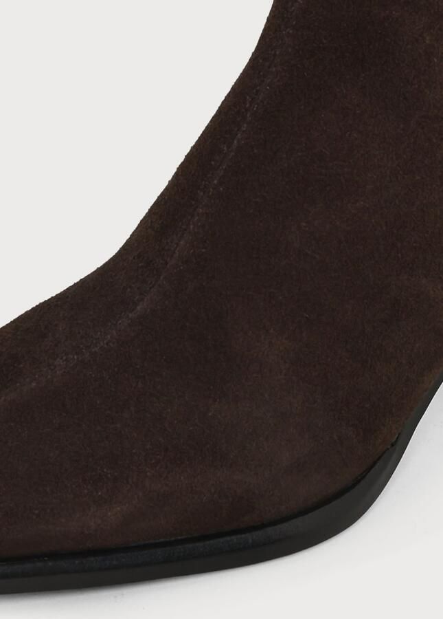 Jeffrey Campbell Enkellaarsjes 'SHERPAL 2' donkerbruin - Foto 3