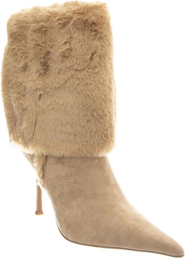 Jeffrey Campbell Laarzen 'FENNEC-F Beige Suede' beige