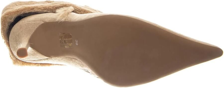 Jeffrey Campbell Laarzen 'FENNEC-F Beige Suede' beige - Foto 3