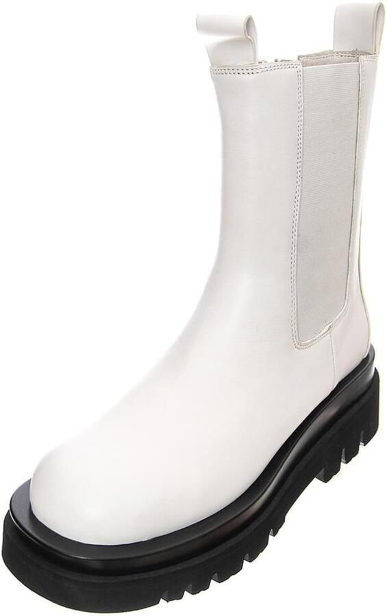 Jeffrey Campbell Laarzen 'Womens Tanked Ice White Boots' wit - Foto 1
