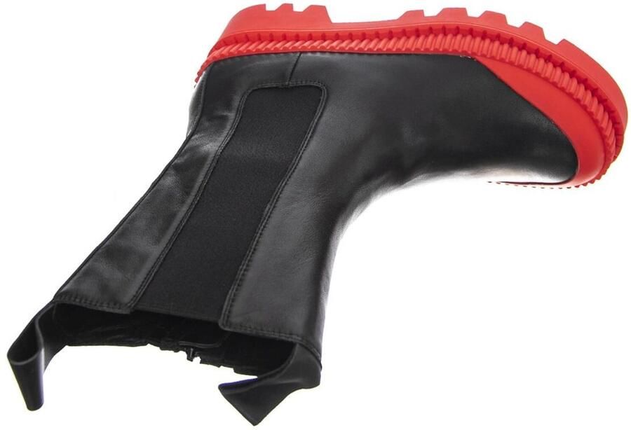Jeffrey Campbell Laarzen 'Womens Trecking Black Red Boots' zwart - Foto 3