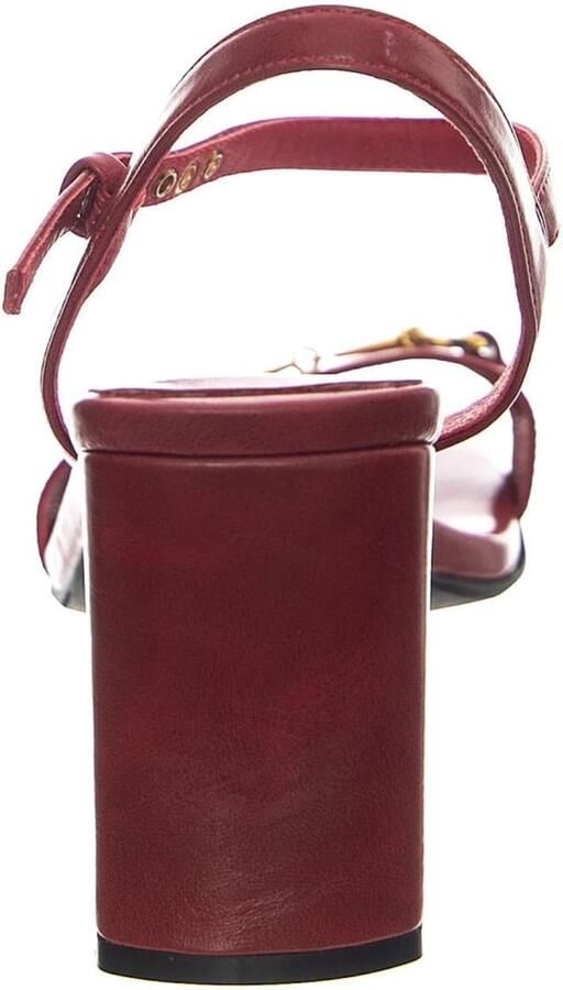 Jeffrey Campbell Sandaal 'Lively Red Gold Sandals' rood - Foto 3