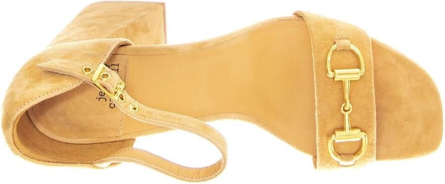 Jeffrey Campbell Sandaal 'Pop-Star-B Natural Gold Suede' beige - Foto 5