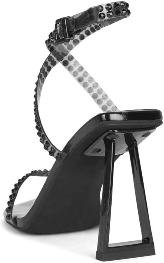 Jeffrey Campbell Sandaal 'W' Favored Black' zwart - Foto 3