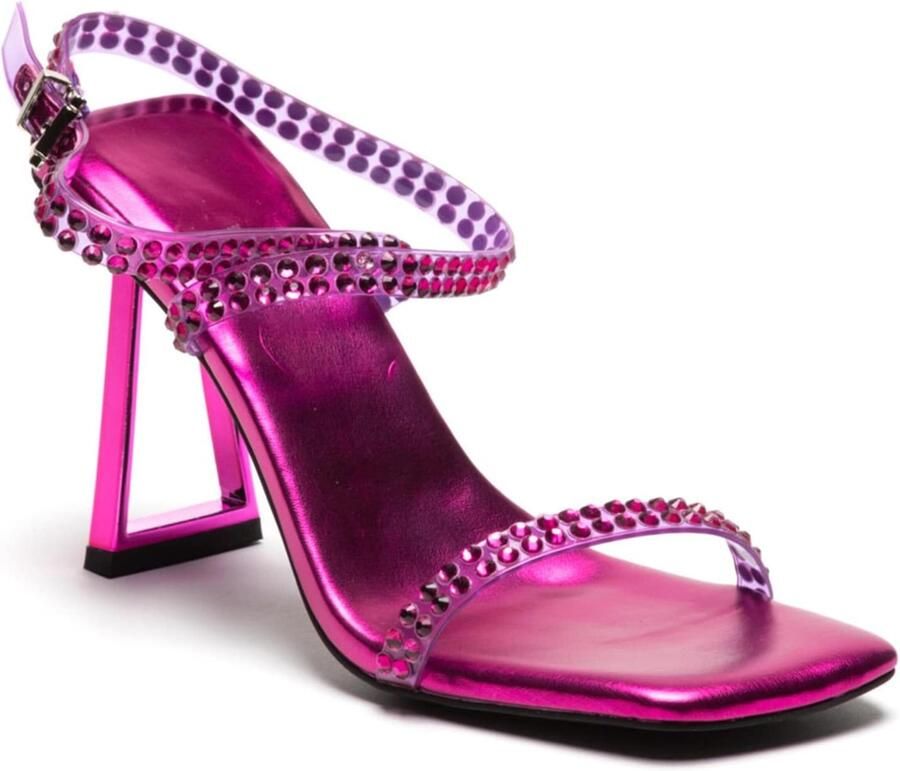 Jeffrey Campbell Sandaal 'W' Favored Fuchsia Sandals' lila