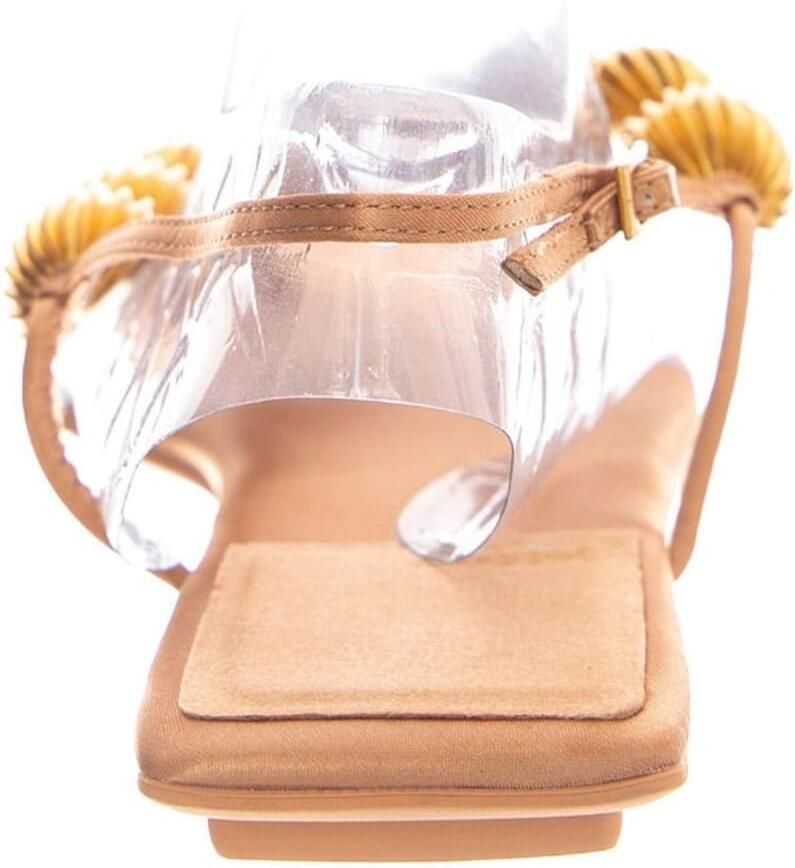 Jeffrey Campbell Sandaal 'YUCATAN BEIGE SATIN GOLD' beige - Foto 2