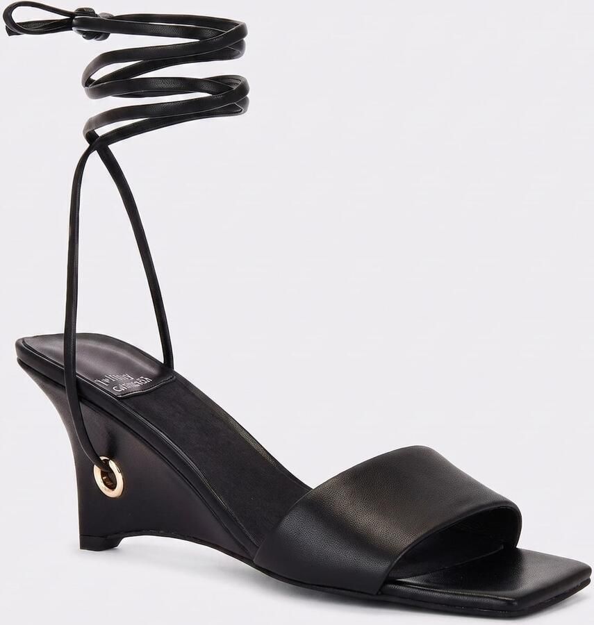 Jeffrey Campbell Sandalen met riem 'READY' zwart - Foto 2