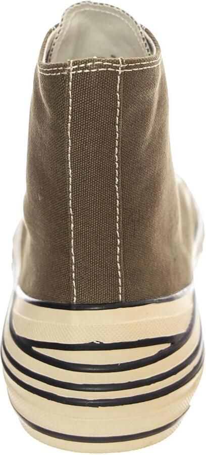 Jeffrey Campbell Sneakers hoog 'JC Play Endorphin-H Canvas Khaki Shoes' groen - Foto 4