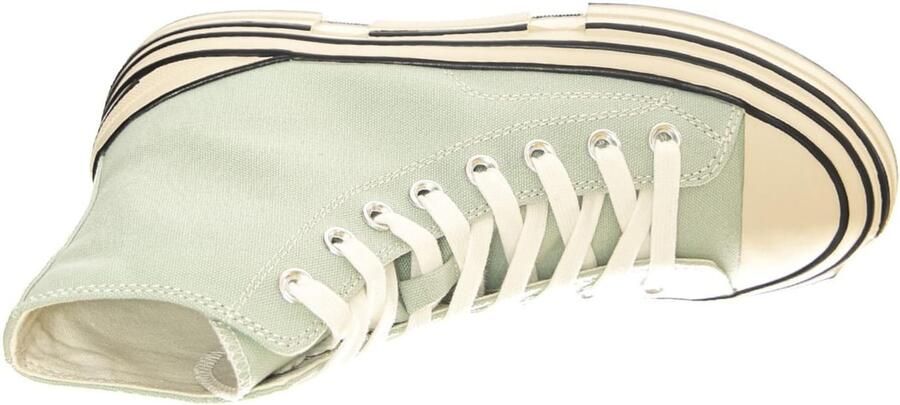Jeffrey Campbell Sneakers hoog 'JC Play Endorphin-H Mint Canvas Shoes' groen - Foto 6
