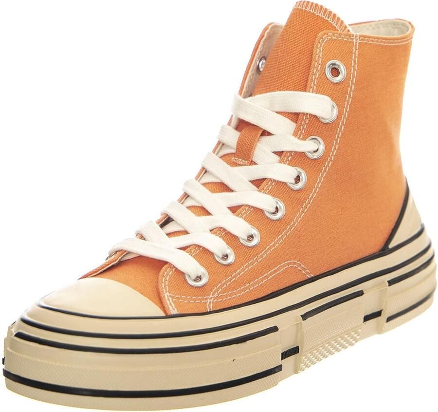 Jeffrey Campbell Sneakers hoog 'JC Play Endorphin-H Orange Canvas' oranje