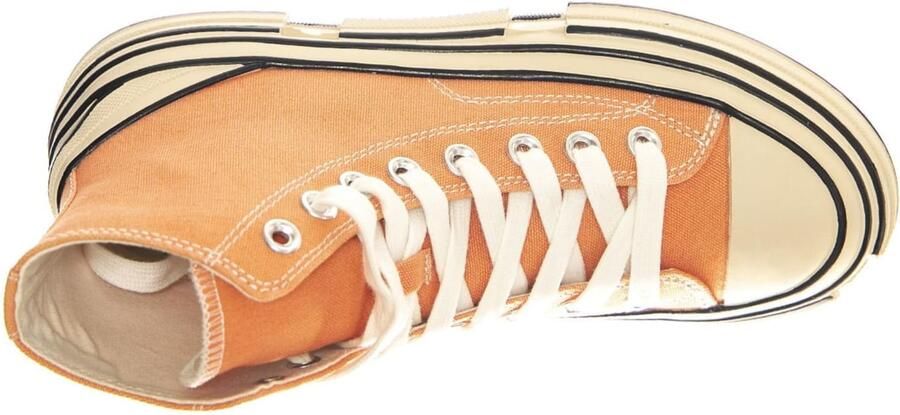 Jeffrey Campbell Sneakers hoog 'JC Play Endorphin-H Orange Canvas' oranje - Foto 5