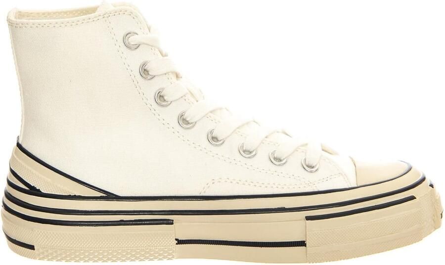 Jeffrey Campbell Sneakers hoog 'JC Play Endorphin-H White Canvas' wit - Foto 2