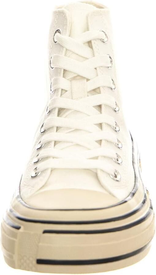 Jeffrey Campbell Sneakers hoog 'JC Play Endorphin-H White Canvas' wit - Foto 3