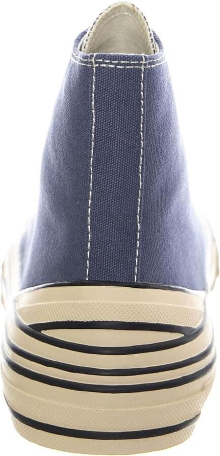 Jeffrey Campbell Sneakers hoog 'JC Play Endorphine-H Navy Canvas' blauw - Foto 4