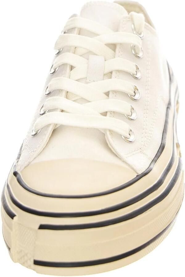 Jeffrey Campbell Sneakers laag 'JC Play Endorphin-H Canvas White Shoes' wit - Foto 2