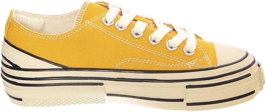 Jeffrey Campbell Sneakers laag 'JC Play Endorphin-H Canvas Yellow Shoes' geel - Foto 4