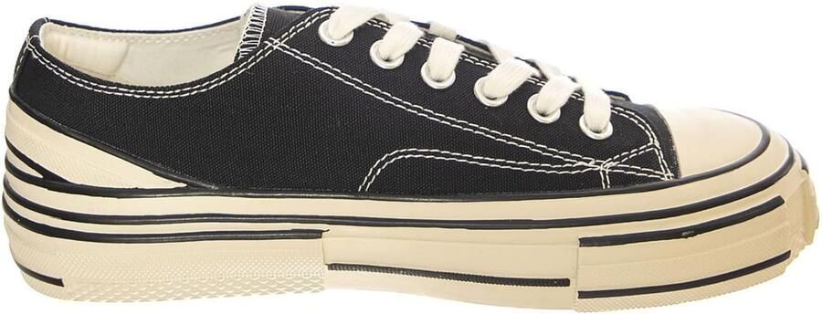 Jeffrey Campbell Sportieve veterschoen 'JC Play Endorphin Canvas Black Shoes' zwart - Foto 5