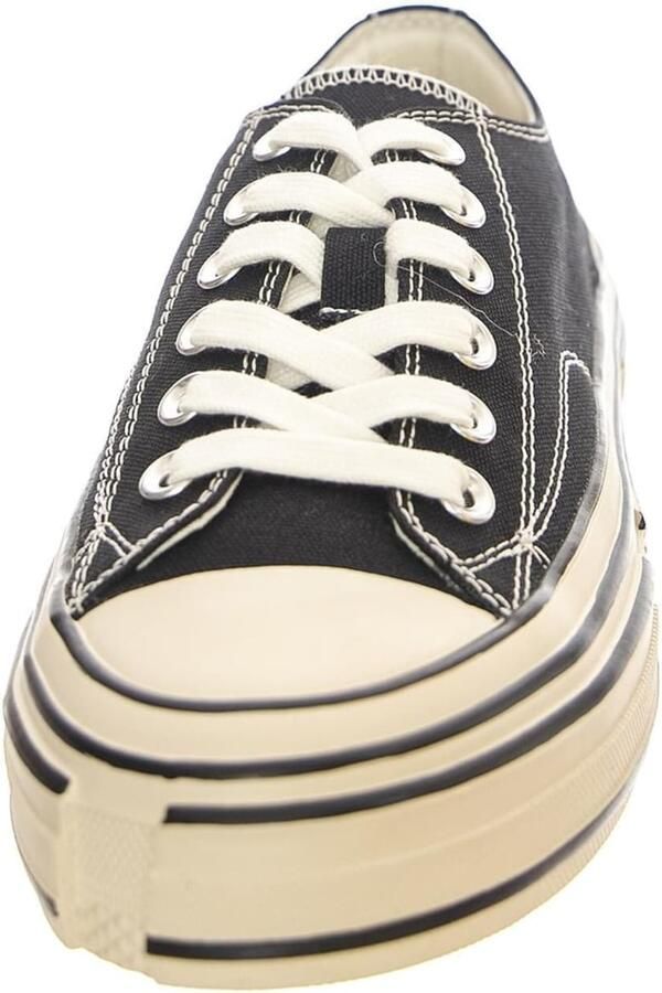 Jeffrey Campbell Sportieve veterschoen 'JC Play Endorphin Canvas Black Shoes' zwart - Foto 3