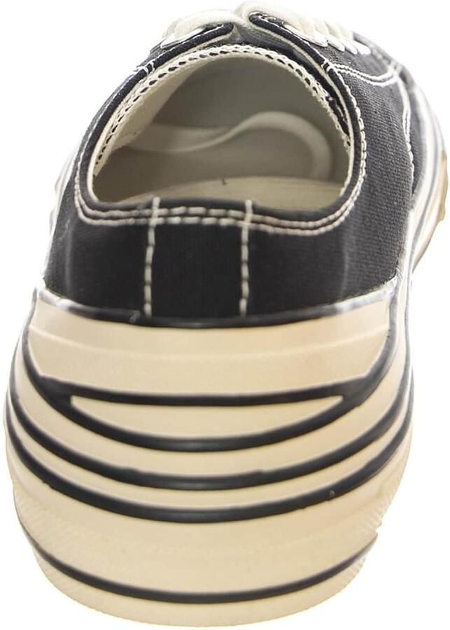 Jeffrey Campbell Sportieve veterschoen 'JC Play Endorphin Canvas Black Shoes' zwart - Foto 2