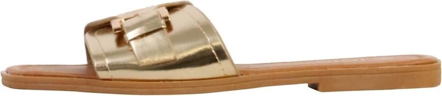 Joia Sandaal 'Flache Sandalen zum Hineinschlüpfen' goud - Foto 3