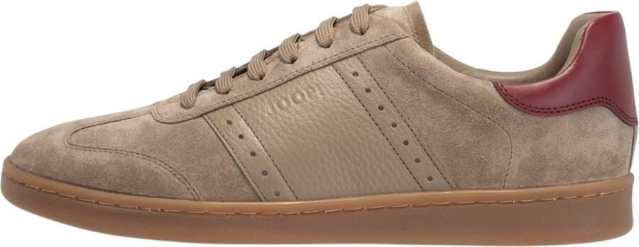 JOOP! Sneakers laag 'Estate Misto Ike' donkerbeige bordeaux