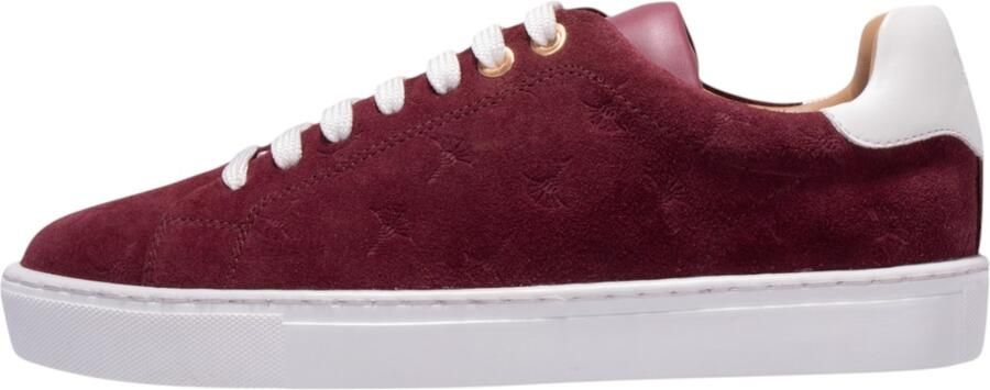 JOOP! Sneakers laag 'Velo Stampa Cari' bourgogne wit